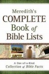 J L Meredith - Meredith's Complete Book Of Bible Lists